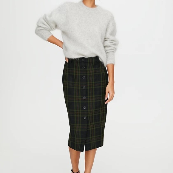 Wilfred leona midi button straight skirt new with tags Size 10 - Picture 2 of 6